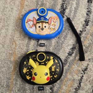 Children's Digital Camera Pikachu
& Paw Patrol 2MP Audio Game 512MB Memory